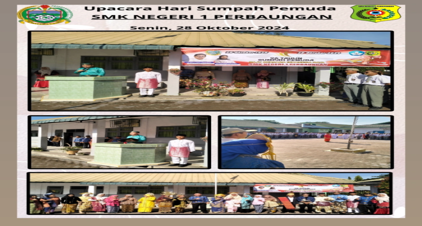 Upacara Memperingati Hari Sumpah Pemuda yang Ke 96 | SMK NEGERI 1 ...
